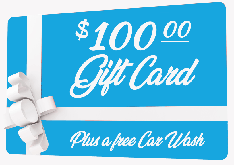 $100.00 Ultimate Express Car Wash Gift Card Plus a free car wash