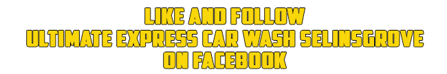 Like and Follow Ultimate
                                        Express Car Wash on Facebook